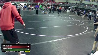 65 lbs Semifinal - Kai Hughes, Nebraska Boyz vs Myer Engel, GI Grapplers