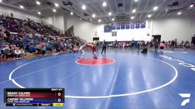 150-165 lbs Round 3 - Brady Calmes, Windy City Wrestlers vs Caiden Villmow, Camel Kids Wrestling