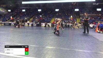 115 lbs Final - JC Allis, Towanda vs Iris Reitz, Redbank Valley