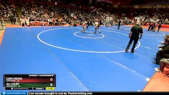 170 lbs D1/d2/d3 Finals (sat 3:00 P.m.) - Liam Crook, Kaukauna vs Eli Colby, Marshfield