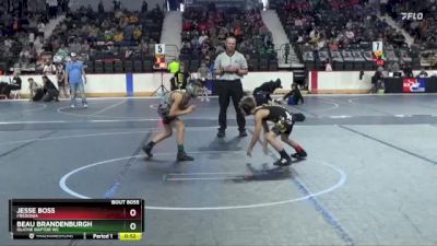 76 lbs Cons. Round 1 - Beau Brandenburgh, Olathe Raptor WC vs Jesse Boss, Fredonia