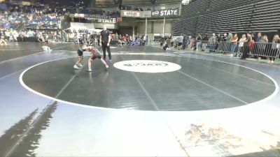 59 lbs Champ. Round 2 - Isacc Sanchez, Toppenish USA Wrestling Club vs Camden Hanson, Snoqualmie Valley Wrestling Club