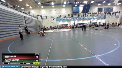 126 lbs Cons. Round 4 - Remy Baler, Teton vs Austin Leavitt, Century