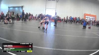 53 lbs Semifinal - Grady Finley, Dixie Hornets vs Liam Smith, Gaston Grizzlies