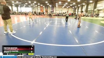 76 lbs Rd# 1 9:00am Friday - Peyton Boston, Agression Legionaries vs Bronsyn Baxter, PA White