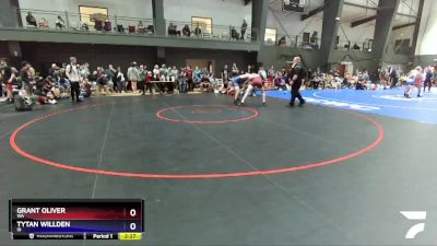 157 lbs Cons. Round 2 - Grant Oliver, WA vs Tytan Willden, ID