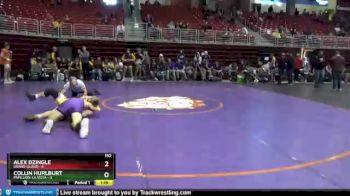 152 lbs Round 7 (8 Team) - Alex Dzingle, Grand Island vs Collin Hurlburt, Papillion-La Vista