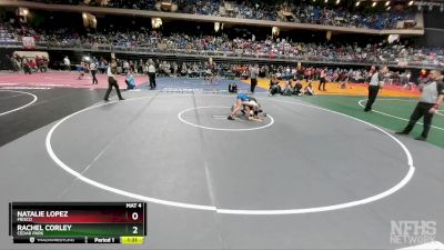 5A 107 lbs Semifinal - Natalie Lopez, Frisco vs Rachel Corley, Cedar Park