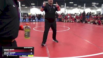 92 lbs Quarterfinals (8 Team) - Wyatt Rossi, Maryland vs Grady Kaiser, Oklahoma Red