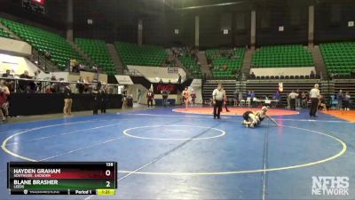 138 lbs Quarterfinal - Hayden Graham, Southside, Gadsden vs Blane Brasher, Leeds