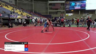 72 kg Consi Of 4 - Robert Perez III, Sunkids Wrestling Club vs Michael Hooker, Army (WCAP)