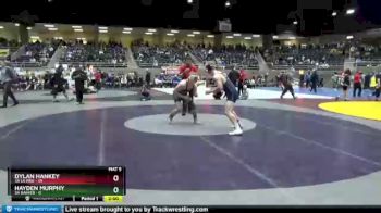 195 lbs Quarterfinals (8 Team) - Dylan Hankey, 3A La Pine vs Hayden Murphy, 3A Rainier