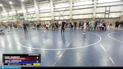 97 lbs Quarterfinal - Nash Andrews, Sanderson Wrestling Academy vs Uriah Anderson, Delta Wrestling Club