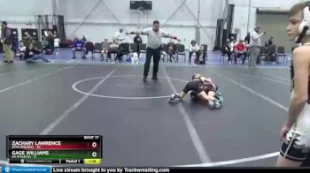 52 lbs Round 5 (8 Team) - Gage Williams, 84 Athletes vs Zachary Lawrence, MMA Uprising