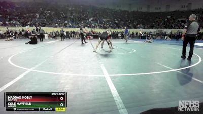 3A-150 lbs Quarterfinal - Maddax Mobly, Sulphur vs Cole Mayfield, Warner