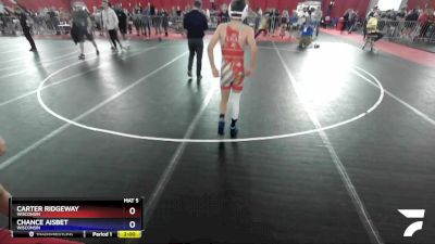 119 lbs Cons. Semi - Carter Ridgeway, Wisconsin vs Chance Aisbet, Wisconsin