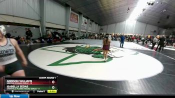 132 lbs Round 1 (16 Team) - Ivone Rios, Dripping Springs (Girls) vs Gwendolyn Musser, Lewisville Flower Mound (Girls)