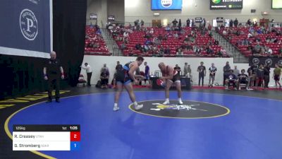 125 kg Rnd Of 64 - Rylee Creasey, Utah vs Grant Stromberg, Askren Wrestling Academy