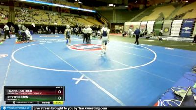 126 Class 1 lbs Semifinal - Frank Ruether, Father Tolton Regional Catholic vs Peyton Parn, Brookfield