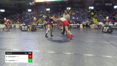 110 lbs Consy 6 - Ashley Campbell, General McLane vs Koralyz Luyando, Pocono Mountain West