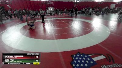 100 lbs 1st Place Match - Jackson Parmater, DC Elite Wrestling vs Jack Falk, Askren Wrestling Academy