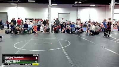 80 lbs Semis (4 Team) - Preston VanHoven, Rebellion vs Everett Eberle, NC National Team