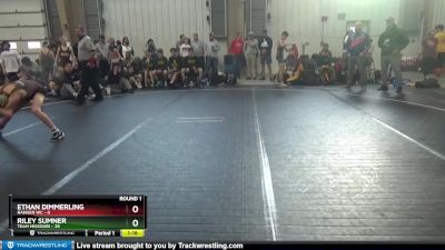 96 lbs Round 1 - Riley Sumner, Team Missouri vs Ethan Dimmerling, Ranger WC