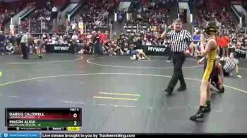 72 lbs Semis & 1st Wrestleback (8 Team) - Darius Caldwell, Jackson Northwest vs Mason Aluia, South Lyon Matcats