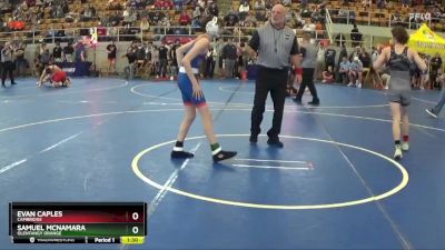 115 lbs Cons. Round 3 - Evan Caples, Cambridge vs Samuel McNamara, Olentangy Orange