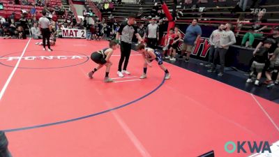 100 lbs 3rd Place - Kelton Doucet, Kansas Young Guns vs Tucker Pelley, Piedmont