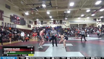 170 lbs 3rd Place Match - Kyler Jensen, Solon vs Garrison Gillihan, West Delaware, Manchester