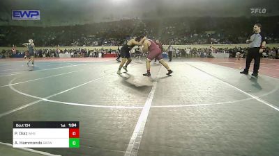 Round Of 32 - Poncho Diaz, Warner High School vs Aden Hammonds, Broken Bow