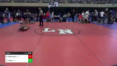 66 lbs Semifinal - Nickolas Patterson, Wallkill, NY vs Jack Lauer, Marmora, NJ