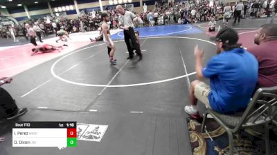 144 lbs Round Of 64 - Izick Perez, Wasco Wrestling vs Davonne Dixon, Los Altos HS