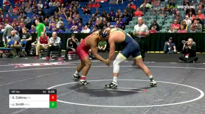 197 lbs Quarterfinal - Sam Colbray, Iowa State vs Jake Smith, West Virginia