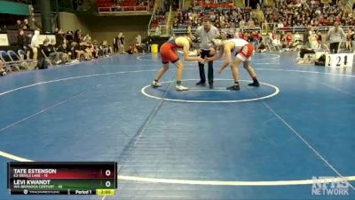 189 lbs Wb 1 - Levi Kwandt, W4-Bismarck Century vs Tate Estenson, E3-Devils Lake