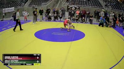 84 lbs 2nd Place Match - Jesse Curths, All-Phase Wrestling Club vs Kruz Koutny, Molalla JuJu Warrior Mat Club