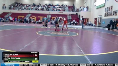 185 lbs Semifinal - Olivia Burciaga, Kuna vs Josslyn Blair, Jerome