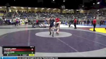 132 lbs Semis & 1st Wrestleback (8 Team) - Devon Kerr, 3A La Pine vs Carter Lardy, 3A Burns