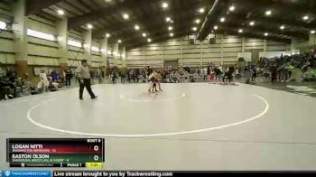 87 lbs Round 3 (4 Team) - Easton Olson, Sanderson Wrestling Academy vs Logan Nitti, Washington Warriors