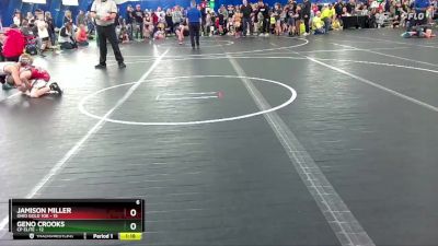 68 lbs Finals (2 Team) - Jamison Miller, Ohio Gold 10k vs Geno Crooks, CP Elite