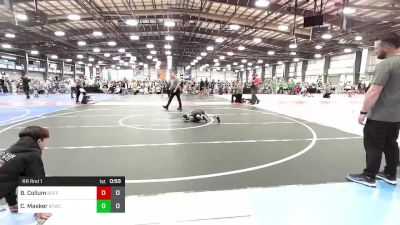 52 lbs Rr Rnd 1 - Brock Collum, Buffalo Valley Elem vs Colton Masker, Bitetto Trained Wrestling