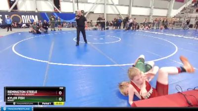 98 lbs Semifinal - Remington Steele, All In Wrestling Academy vs Kyler Fish, NWWC