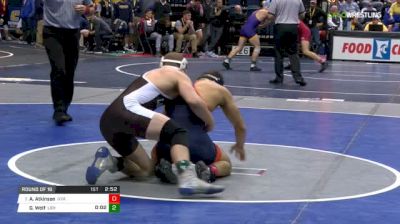 165 lbs Round of 16 - Andrew Atkinson, Virginia vs Gordon Wolf, Lehigh