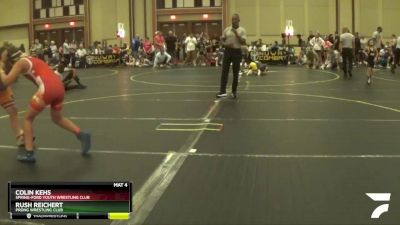 Round 1 - Rush Reichert, Prong Wrestling Club vs Colin Kehs, Spring-Ford Youth Wrestling Club