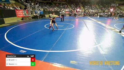 76 lbs Round Of 64 - Jagger Bryant, Tuttle Wrestling vs Hayden Nozie, Grindhouse