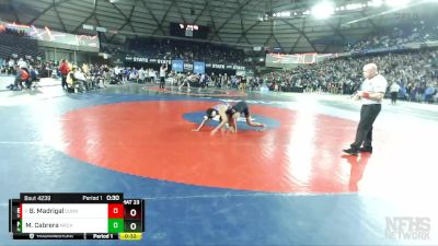 4A 126 lbs Cons. Round 2 - Bryan Madrigal, Sunnyside vs Mauricio Cabrera, North Creek