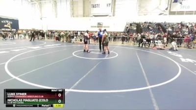 170 lbs Round 2 - Luke Stiner, North Tonawanda Wrestling Club vs Nicholas Magliato (Colon), Club Not Listed