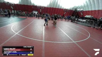 113 lbs Cons. Round 4 - Lukas Orloff, Sarbacker Wrestling Academy vs Matthew Jakel, Wisconsin