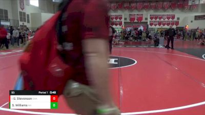 95 lbs Semifinal - George Stevensen, Summit Wrestling Academy vs Sam Williams, No Nonsense